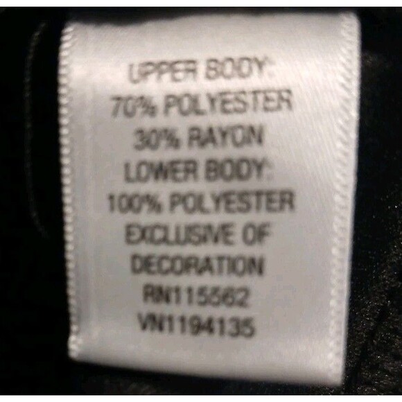 Disney D-Signed Girls Black Sparkly Blouse – Long Sleeve, Size M –Cute & Stylish - Picture 7 of 9